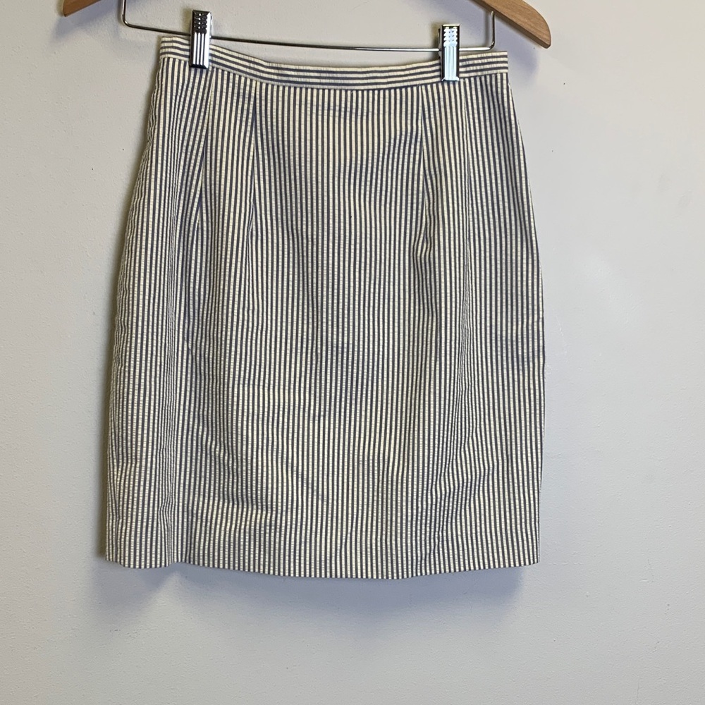 Striped Black and White Women's Skirt